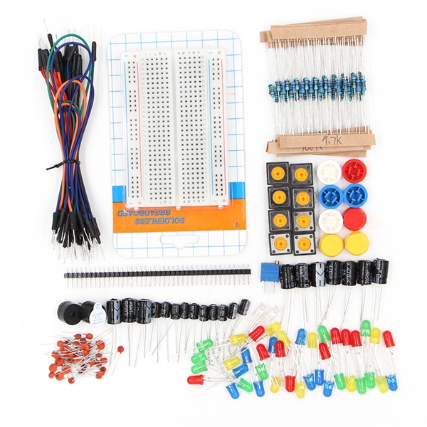 Geekcreit-Components-Starter-Kits-Resistor-LED-Capacitor-Jumper-Wire-Breadboard-For-Geekcreit-Arduino-products-that-work-with-official-Arduino-boards-1165713