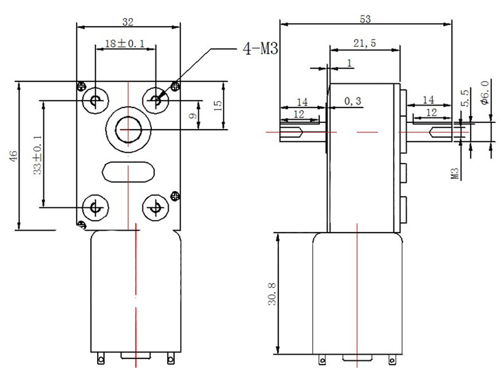 Machifit-JGY-370-DC-61224V-150RPM-Double-Shaft-Worm-Gear-Motor-Self-locking-Reduction-Gear-Motor-1528778