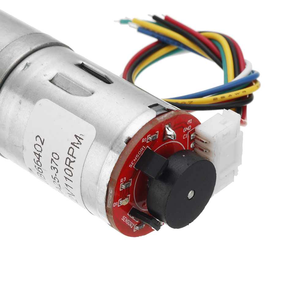 Machifit-25GA370-DC-12V-Micro-Gear-Reduction-Encoder-Motor-with-Mounting-Bracket-and-Wheel-1532242
