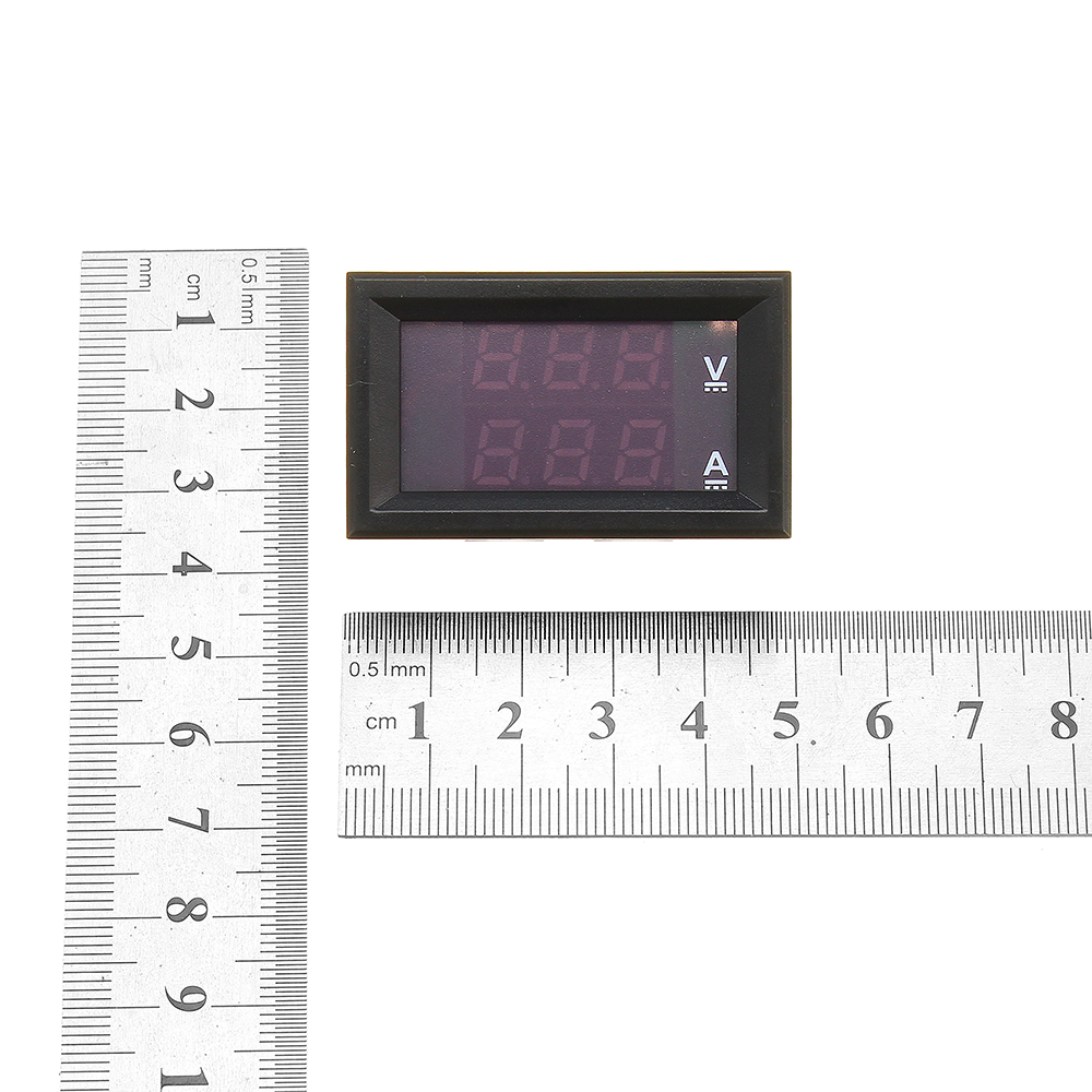 Mini-Digital-Voltmeter-Ammeter-DC-100V-10A-Panel-Amp-Volt-Voltage-Current-Meter-Tester-056-Blue-Red-Dual-LED-Display-1422461