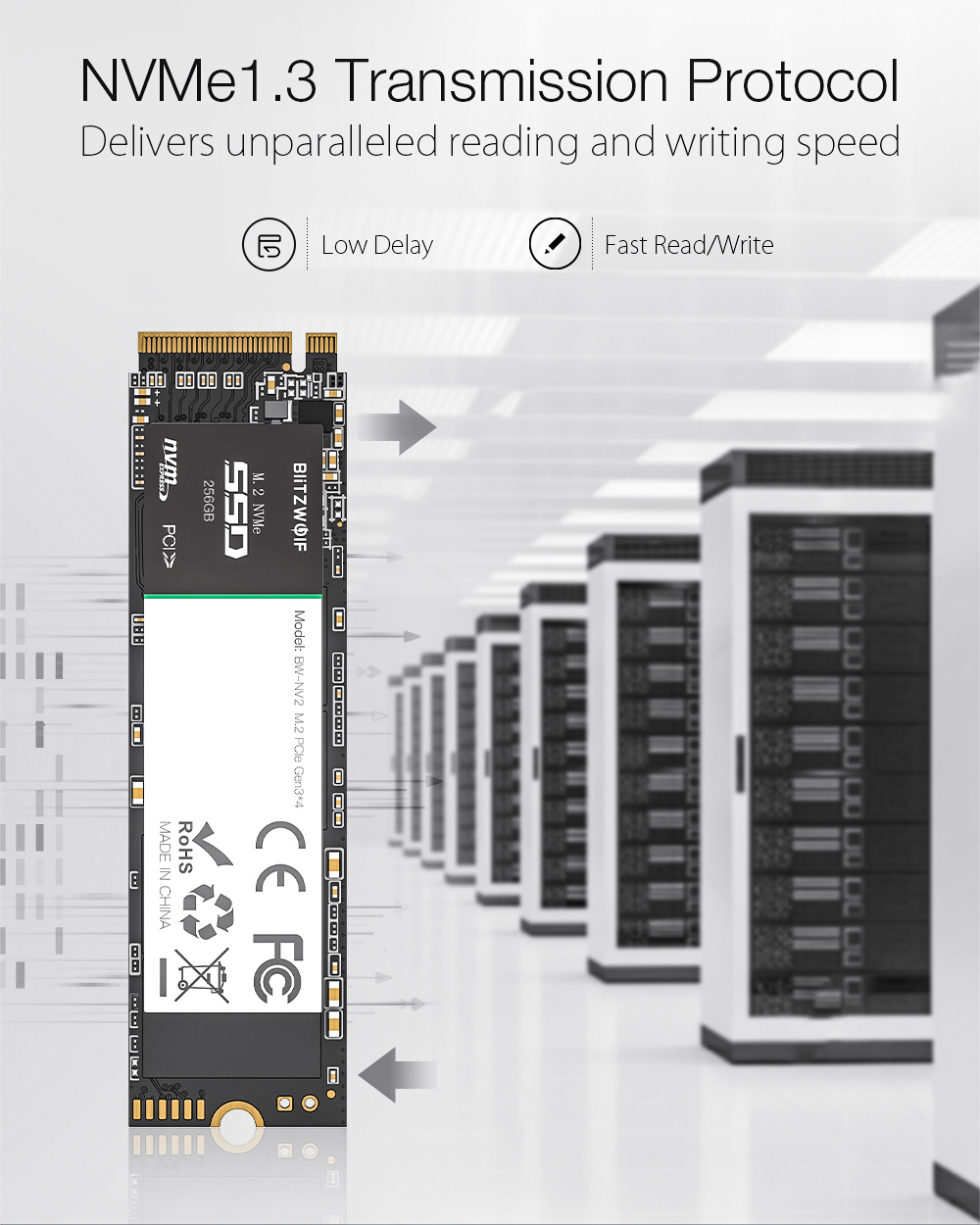BlitzWolfregBW-NV2-PCIe-Gen34-NVMe13-SSD-256GB-M2-2280-M-Key-Soild-State-Drive-Hard-Disk-256GB-1635708