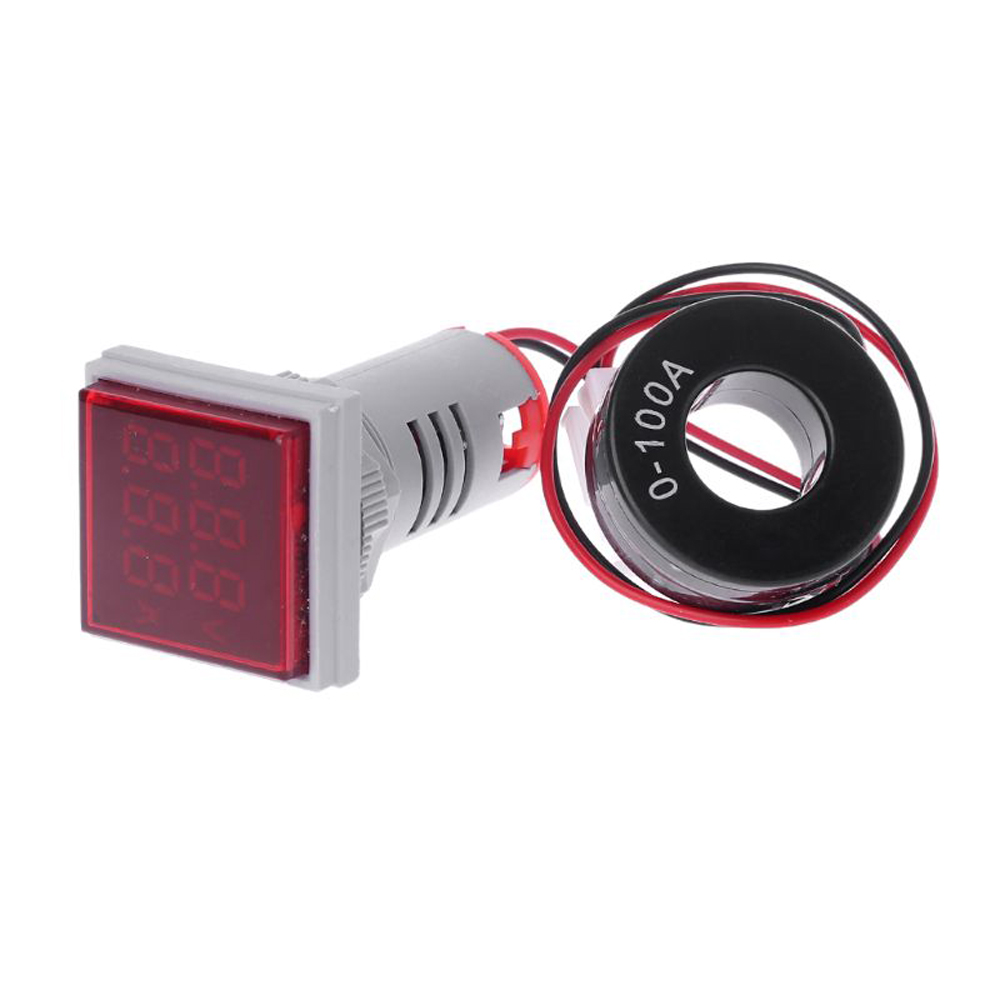 Geekcreitreg-AC-60-500V-0-100A-D18-Square-LED-Digital-Dual-Display-Voltmeter-Ammeter-Voltage-Gauge-Current-Meter-1488117