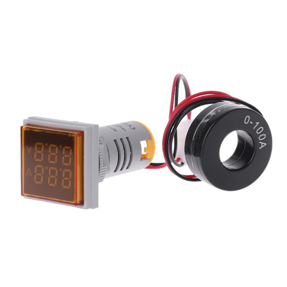 Geekcreitreg-AC-60-500V-0-100A-D18-Square-LED-Digital-Dual-Display-Voltmeter-Ammeter-Voltage-Gauge-Current-Meter-1488117