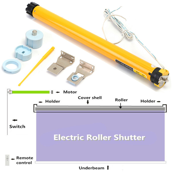 DC-12V-25mm-DIY-Electric-Roller-Blind-Shade-Tubular-Motor-Kit-1202695