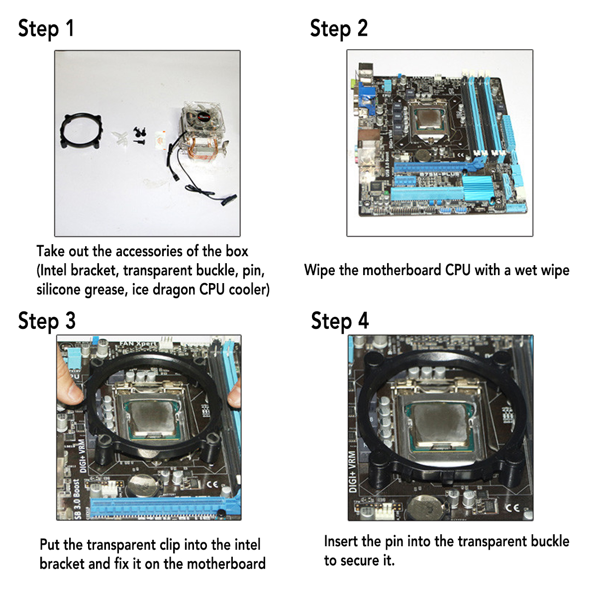 CPU-Cooler-6-Heatpipe-4-Pin-RGB-2x-Cooling-Fan-For-Intel-77511501151115511561366AMD-1544769