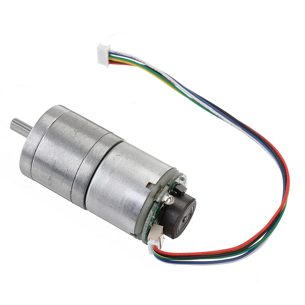 Machifit-12V-GM25-310-3070100500rpm-DC-Encoder-Gear-Motor-Metal-Speed-Reduction-Motor-with-Cable-1643050