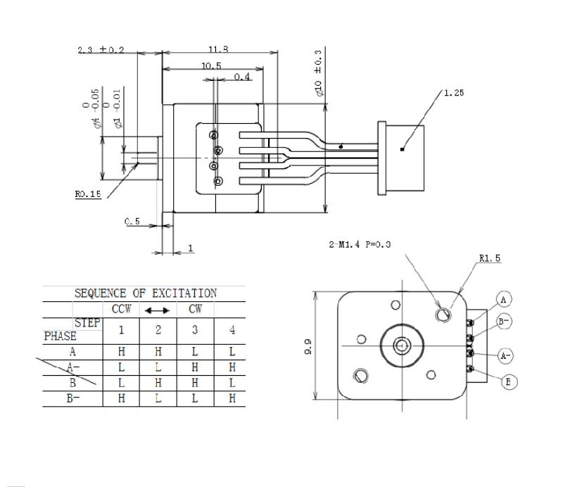 Machifit-GM1024BY10-DC-5V-51530RPM-Micro-Gear-Motor-2-Phase-4-Wire-Stepping-Motor-All-Metal-Gearbox-1463680