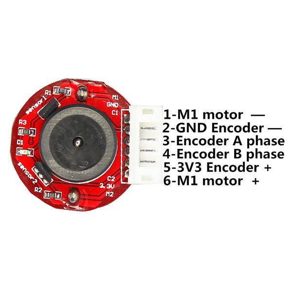 CHIHAI-MOTOR-6V-100RPM-Encoder-Motor-DC-Gear-Motor-with-Fixed-Support-Mounting-Bracket-1230683