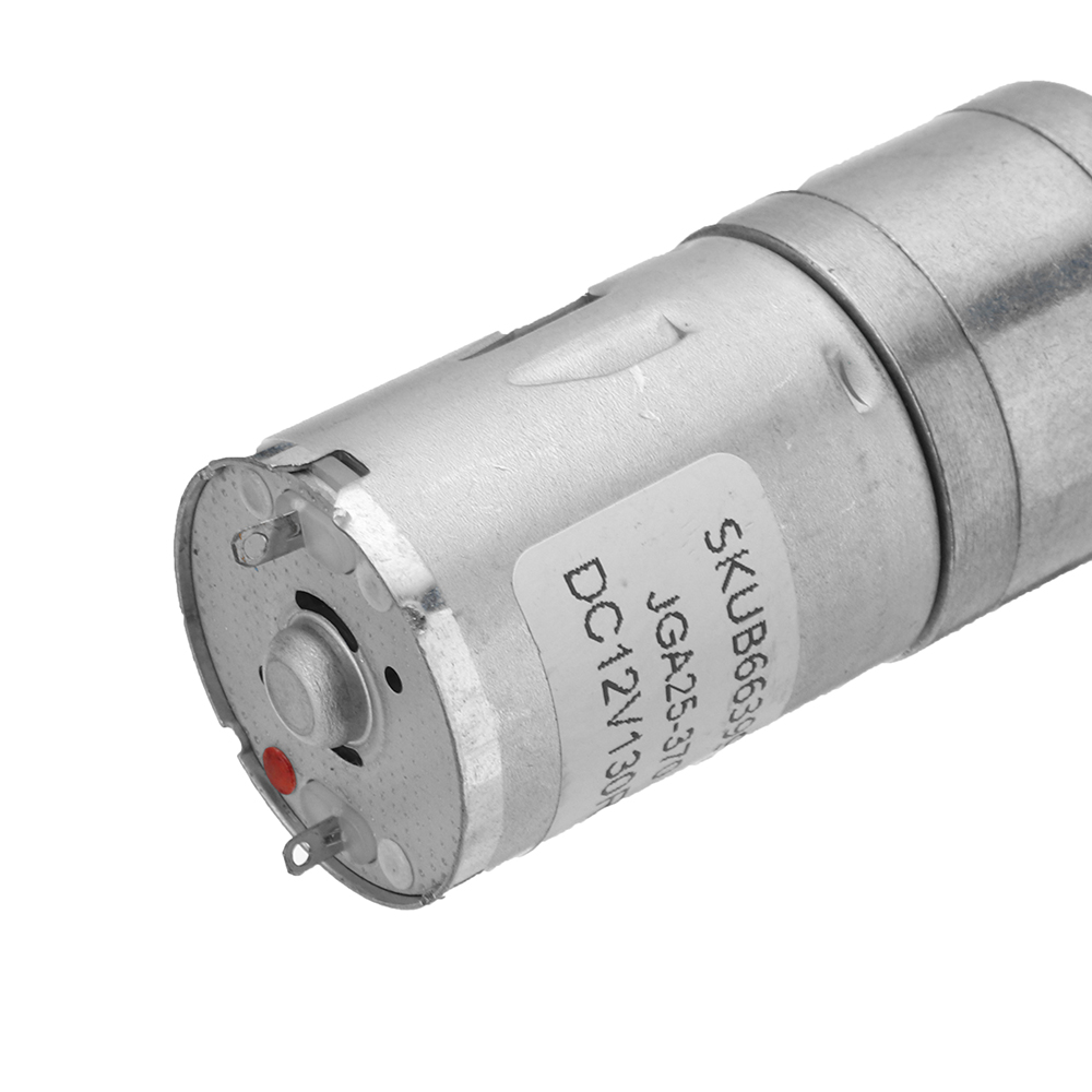 Machifit-25GA370-DC-612V-130rpm-Gear-Reduction-Motor-with-Mounting-Bracket-and-Wheel-1532246