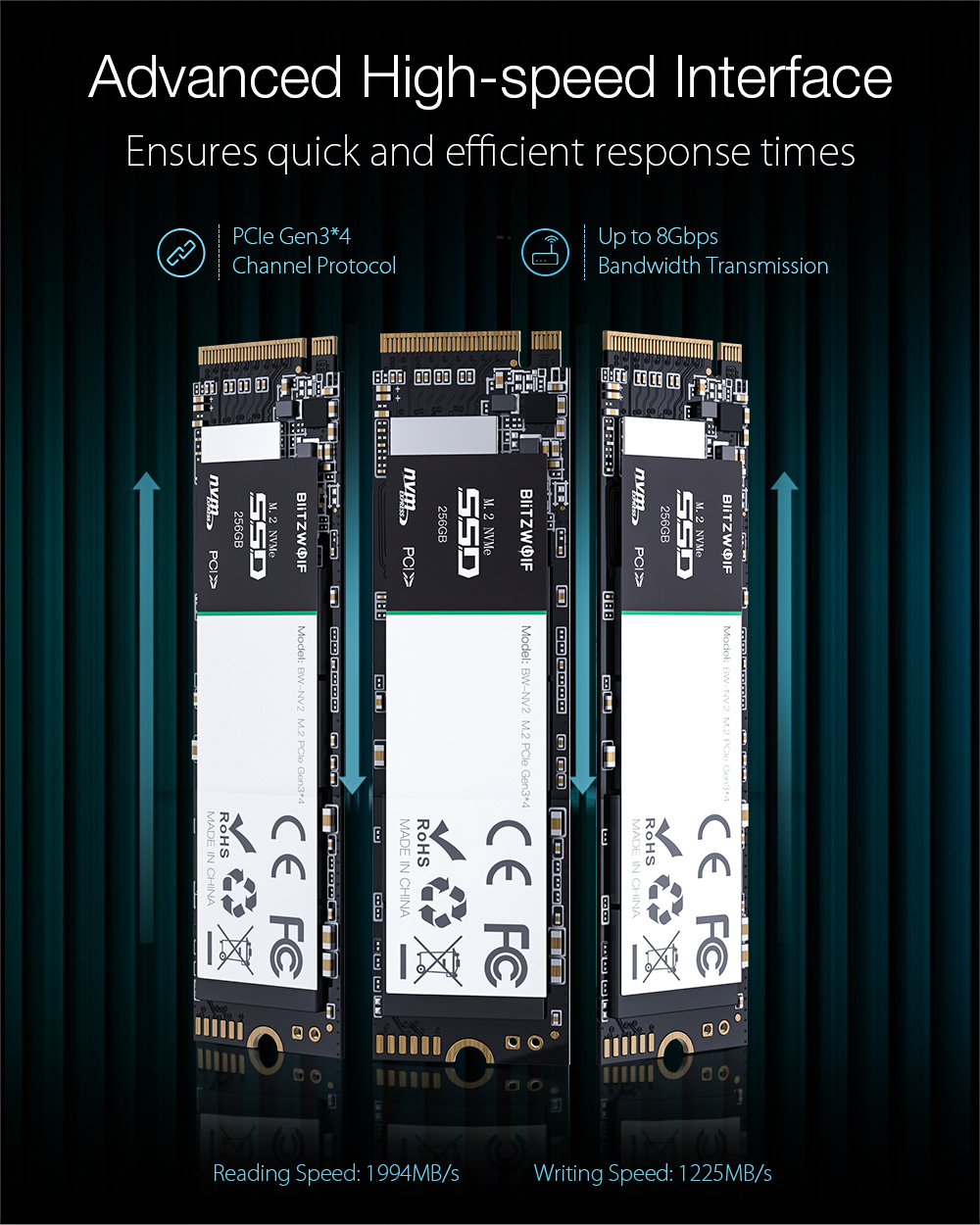 BlitzWolfregBW-NV2-PCIe-Gen34-NVMe13-SSD-256GB-M2-2280-M-Key-Soild-State-Drive-Hard-Disk-256GB-1635708