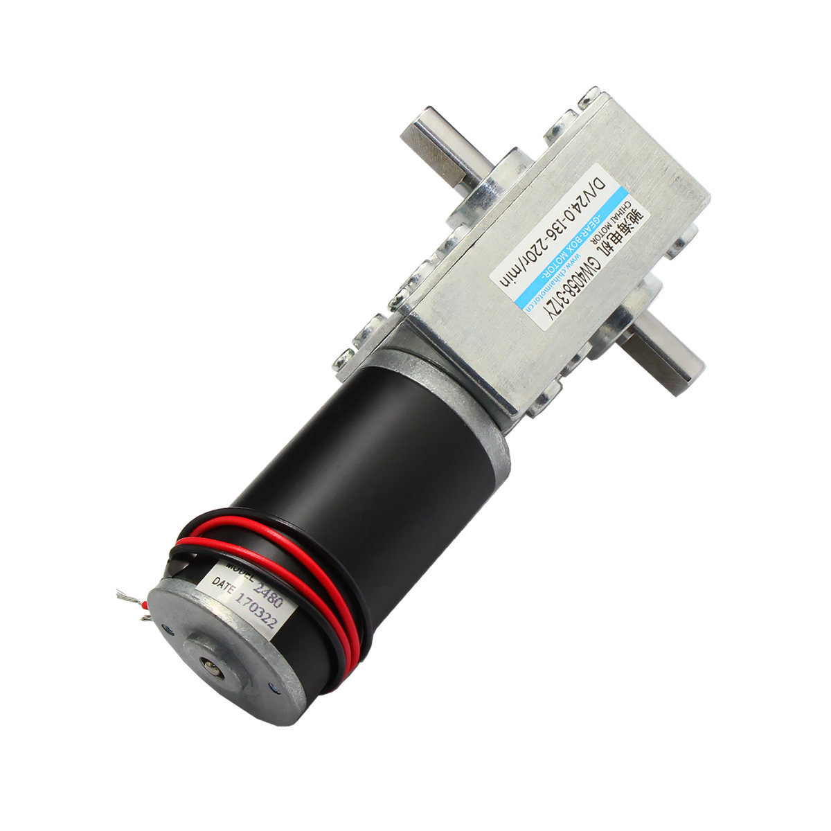 GW4058-31ZY-Double-Shaft-DC-Motor-12V24V-110rpm220rpm-Reduction-Motor-Worm-Gear-Gear-Box-Motor-1357185