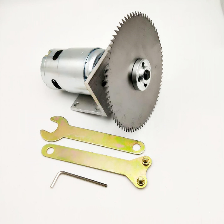 Machifit-DC-12-24V-Lathe-Press-895-Motor-Table-Saw-Kit-with-Bracket-and-Saw-Blade-for-Woodworking-1568209