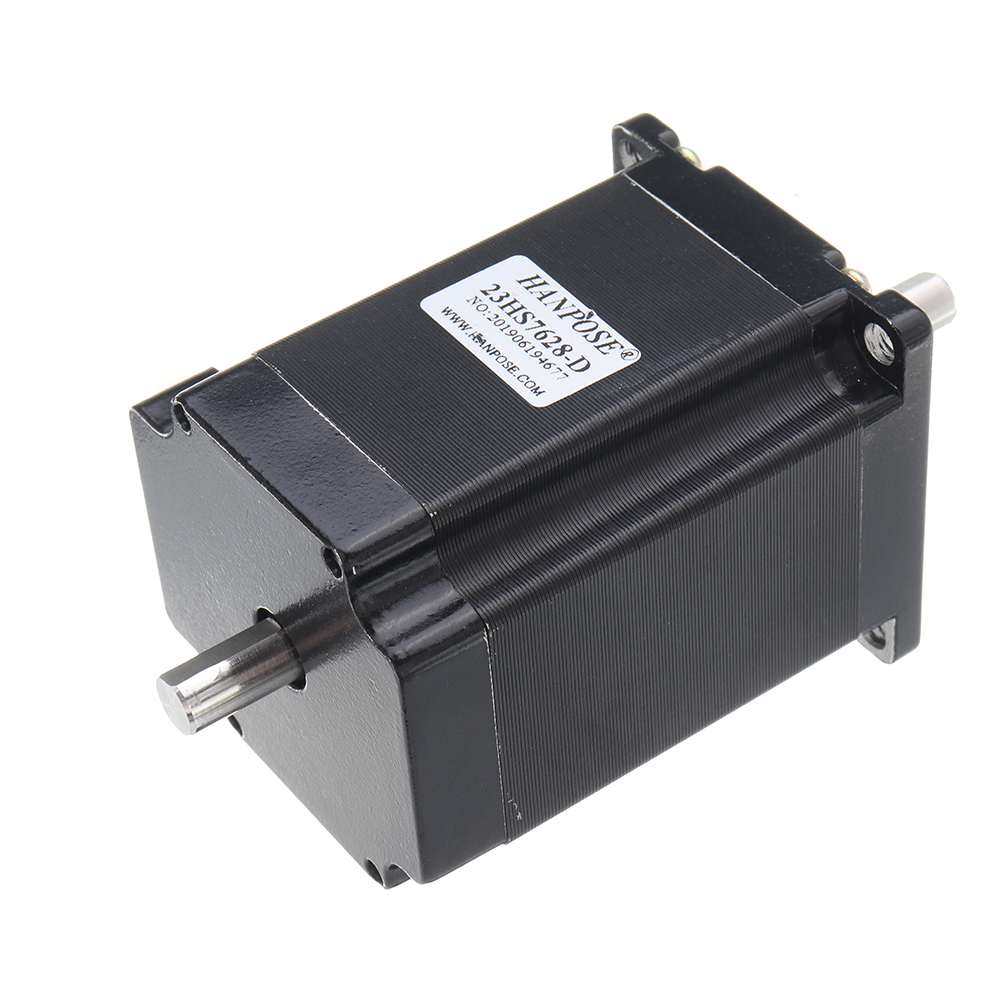 HANPOSE-Double-Shaft-23HS7628-D-76mm-Nema-23-Stepper-Motor-57-Motor-28A-189Ncm-4-lead-CNC-Laser-Grind-Foam-Plasma-Cut-Engraving-Machine-1565163