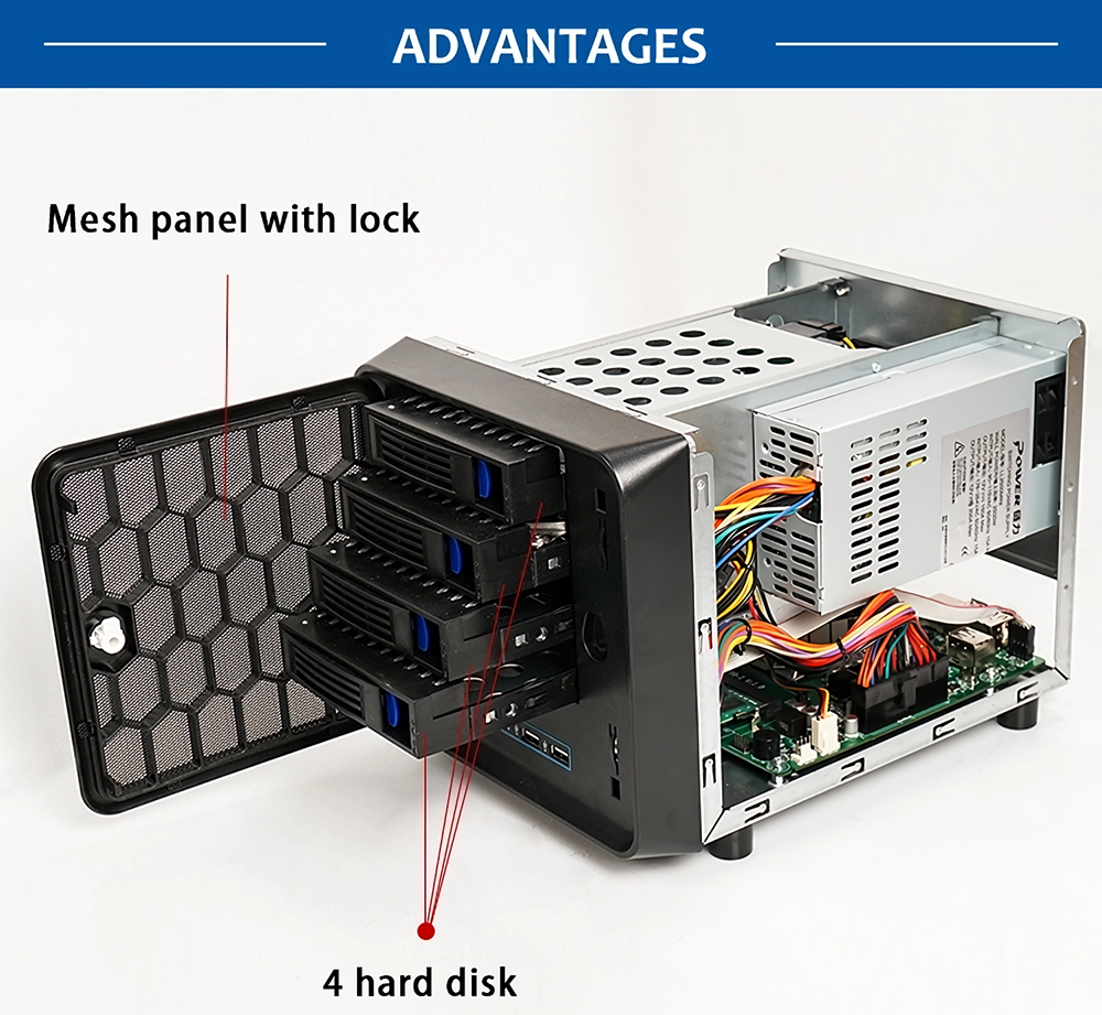 25-35-4-Bay-SAS-SATA-NAS-DiskStation-Case-USB20-USB30-Hard-Drive-Enclosure-Network-Home-Storage-Server-ITX-Chassis-with-Lock-1804211