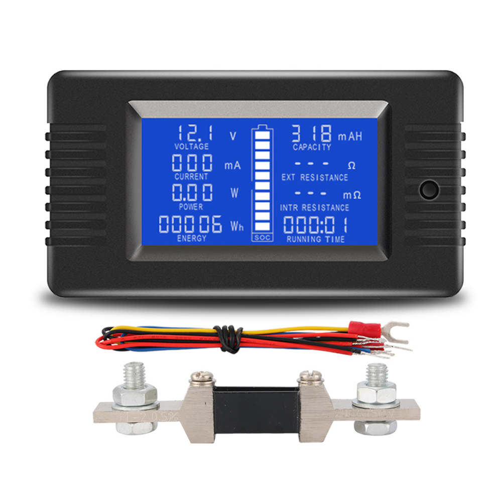 PZEM-015-Battery-Tester-DC-Voltage-Current-Power-Capacity-Internal-And-External-Resistance-Residual-Electricity-Meter-With-200A-Shunt-1502448