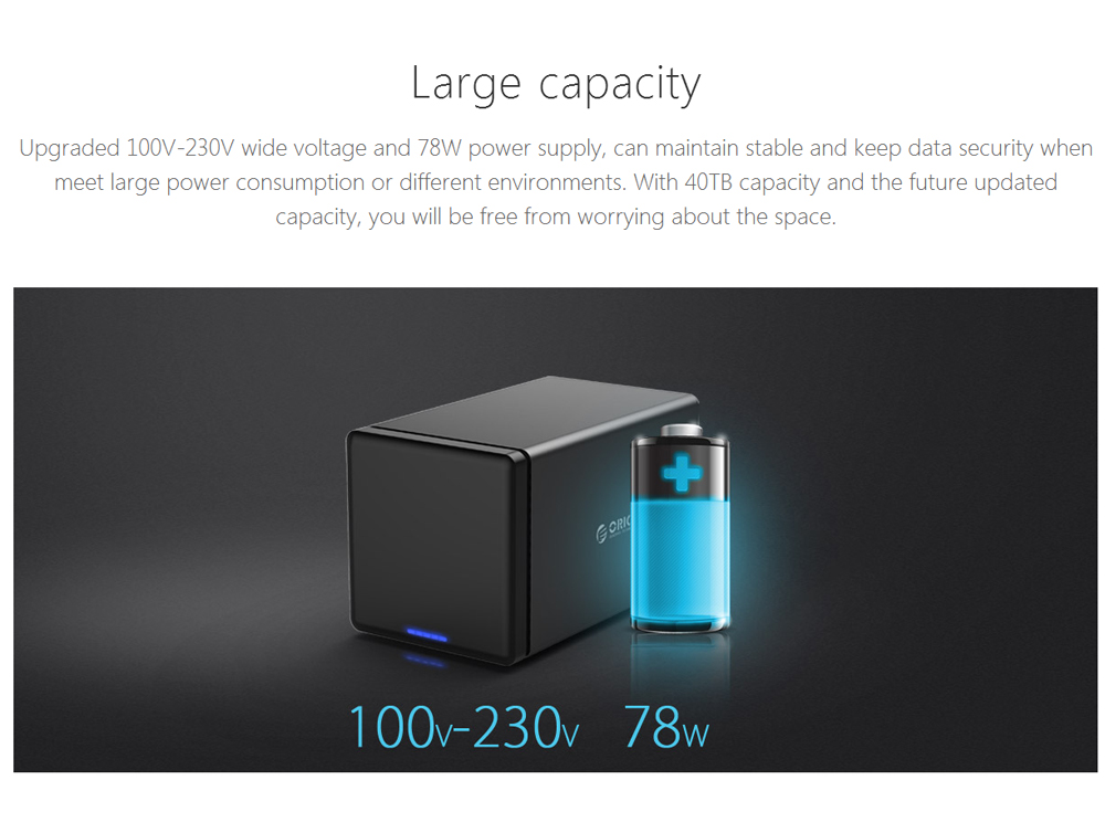 Orico-NS400U3-4-Bay-35-inch-USB30-UASP-HDD-Hard-Drive-Enclosure-Storage-System-1314094