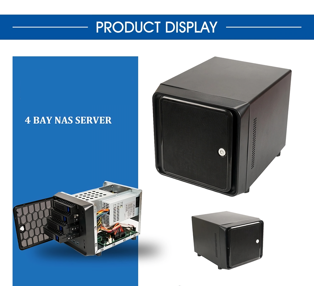 25-35-4-Bay-SAS-SATA-NAS-DiskStation-Case-USB20-USB30-Hard-Drive-Enclosure-Network-Home-Storage-Server-ITX-Chassis-with-Lock-1804211