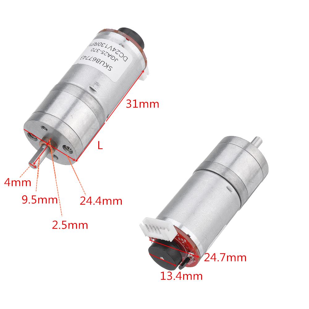 Machifit-25GA370-DC-6V-Micro-Gear-Reduction-Motor-with-Encoder-Speed-Dial-Reducer-1491039
