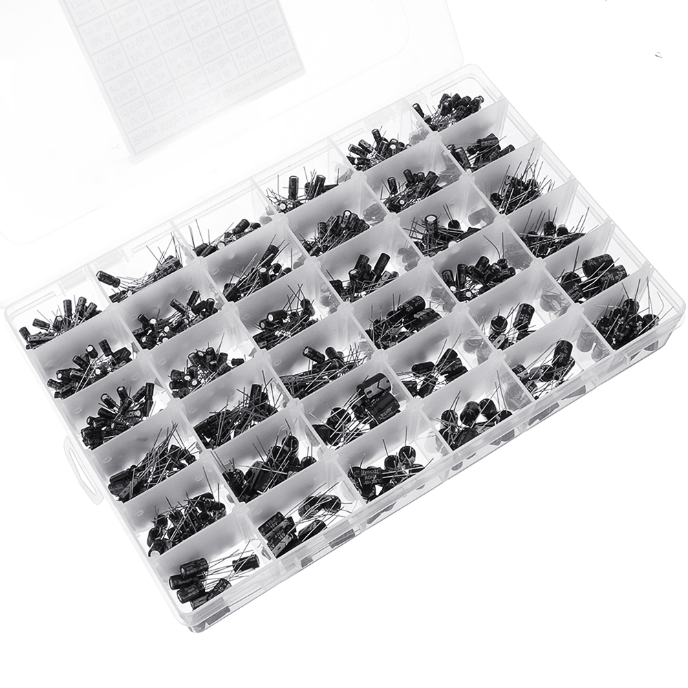 Aemedyreg-1000pcs-36-Values-01uF-50V-1000uF-16V-Capacitors-47UF-10UF-22UF-33UF-47UF-Electrolytic-Capacitor-Assortment-Box-Kit-1582589