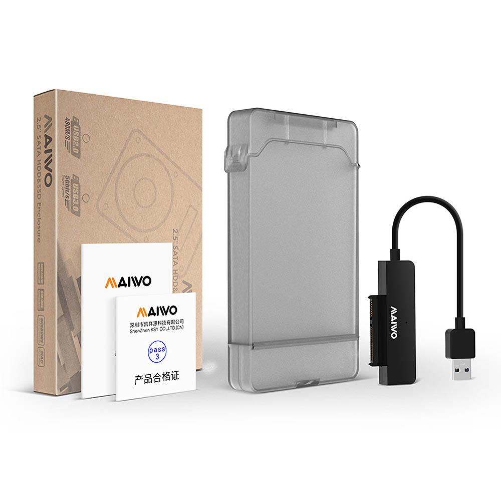 MAIWO-K104-Tool-Free-USB-30-SATA-III-Hard-Drive-Enclosures-Transparent-Hard-Drive-Case-Box-for-25inch-HDD-SSD-1153720