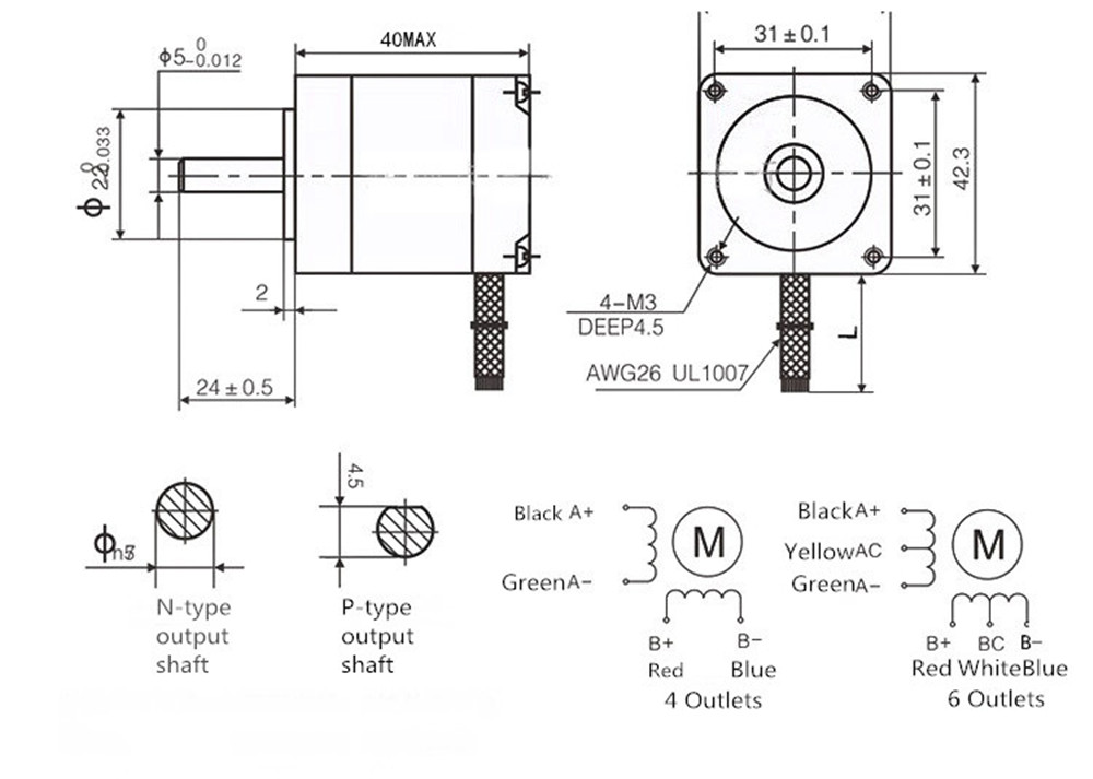 Machifit-42BYGH40-1704B-Nema17-Stepper-Motor-42mm-Dual-Shaft-17A-Motor-for-CNC-Engraving-Machine-1409515