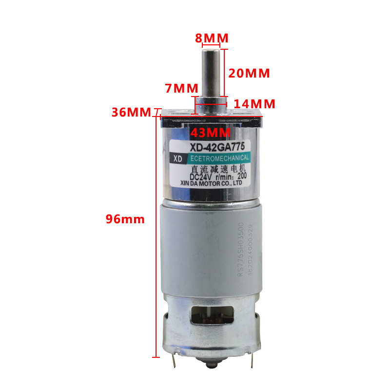 Machifit-DC-24V-103050100RPM-Geared-Motor-with-bracket-775-Reversible-Gear-Reducer-Motor-1663584