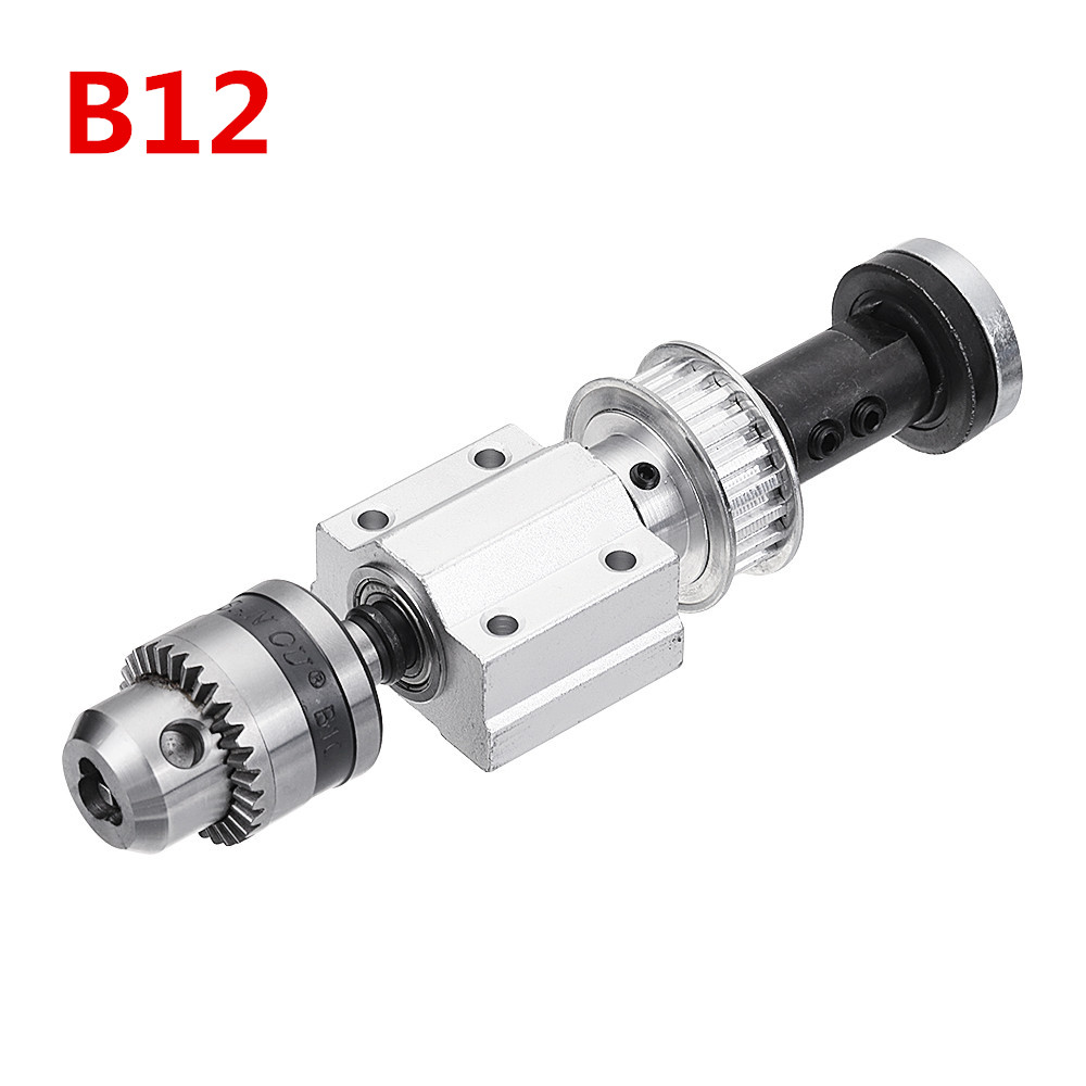 Machifit-No-Power-Spindle-Assembly-B12-Drill-Chuck-Trimming-Belt-Small-Lathe-Accessories-Set-1650962