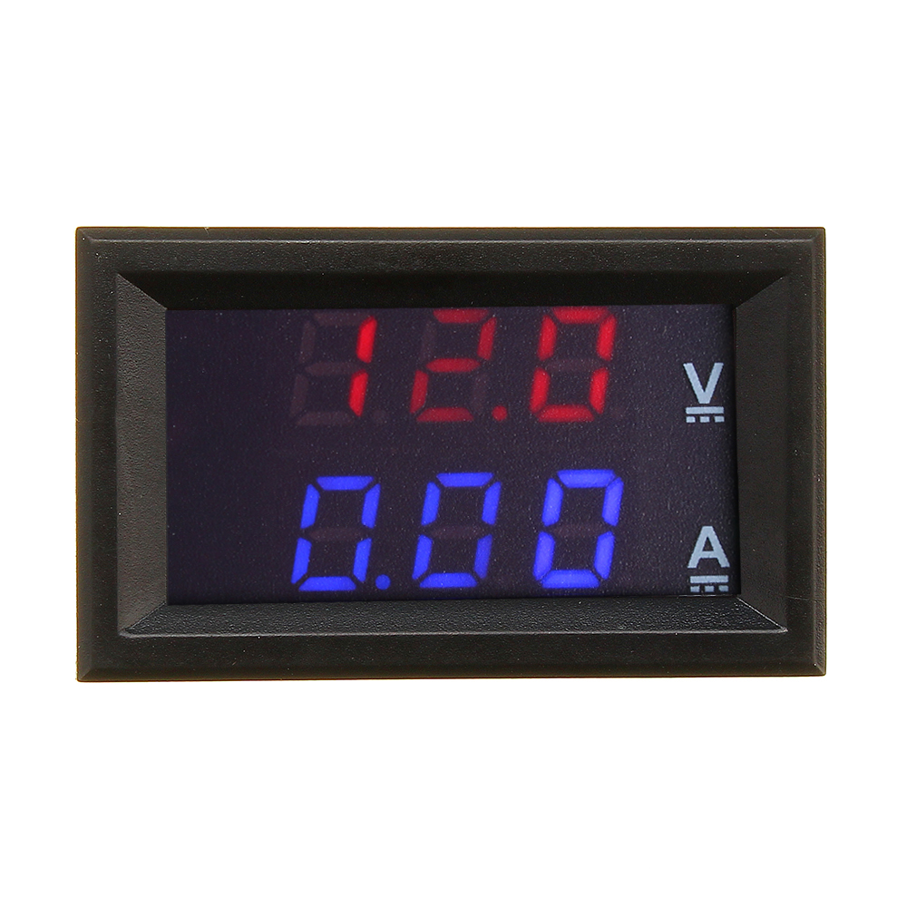 Mini-Digital-Voltmeter-Ammeter-DC-100V-10A-Panel-Amp-Volt-Voltage-Current-Meter-Tester-056-Blue-Red-Dual-LED-Display-1422461