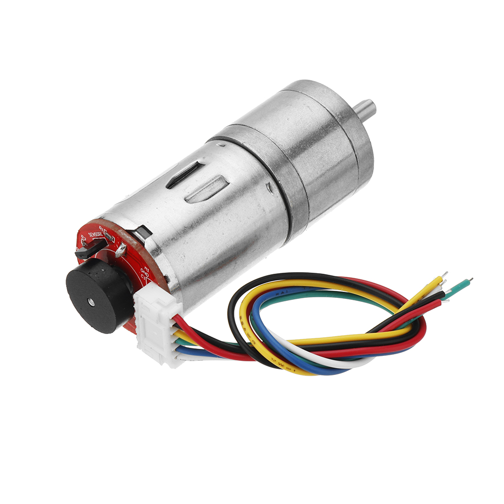 Machifit-25GA370-DC-12V-Micro-Gear-Reduction-Encoder-Motor-with-Mounting-Bracket-and-Wheel-1532242
