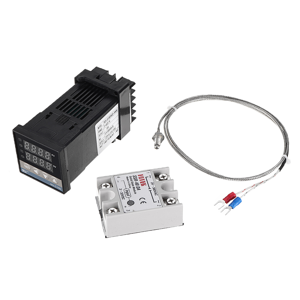 REX-C100-Digital-PID-Temperature-Controller-Thermostat-SSR-Output-Max40A-SSR-Relay-K-Thermocouple-Probe-1674258
