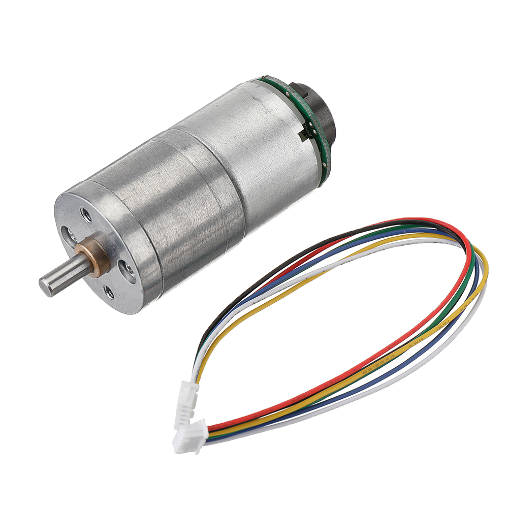 Machifit-12V-GM25-310-3070100500rpm-DC-Encoder-Gear-Motor-Metal-Speed-Reduction-Motor-with-Cable-1643050