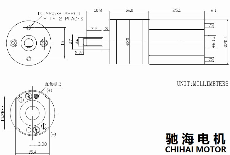 CHIHAI-MOTOR-6V-500rpm-Gear-Reduction-Motor-DC-Motor-1198837