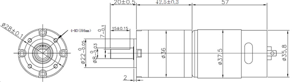 DC-6V-105RPM-Micro-DC-Gear-Motor-Gear-Box-Motor-1010920