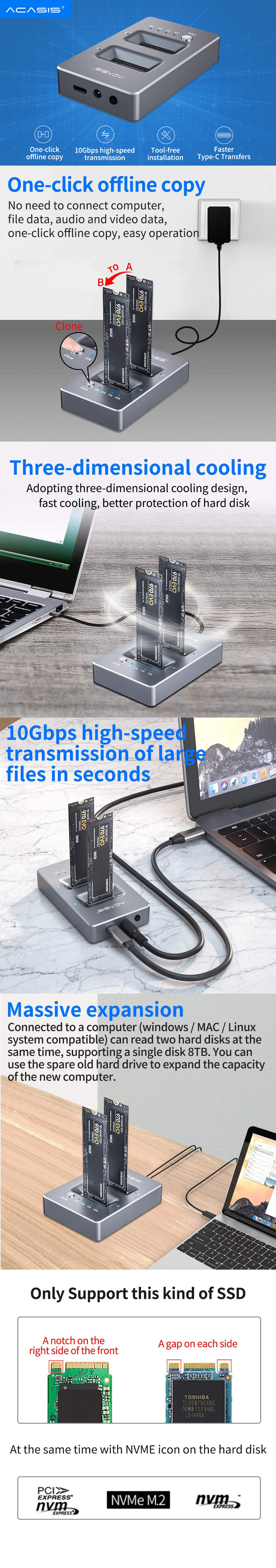 ACASIS-Type-C-M2-NVMe-Dual-Bay-Docking-Station-for-M2-SSD-M-Key-Hard-Drive-Enclosure-Offline-Clone-Duplicator-Auto-Sleep-1729448