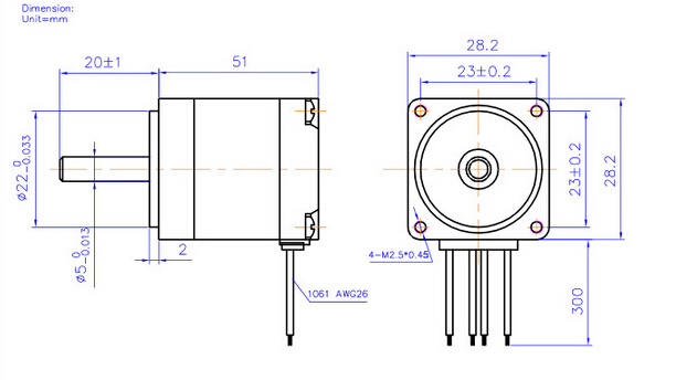 JKM-NEMA11-18deg28-Hybrid-Stepper-Motor-Two-Phase-4-Wires-32mm-For-CNC-Router-980606