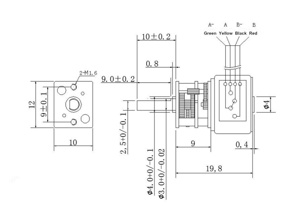 Machifit-GA12BY15-DC-5V-30RPM-15RPM-5RPM-Stepper-Motor-Gear-Motor-with-All-Metal-Gearbox-1434901