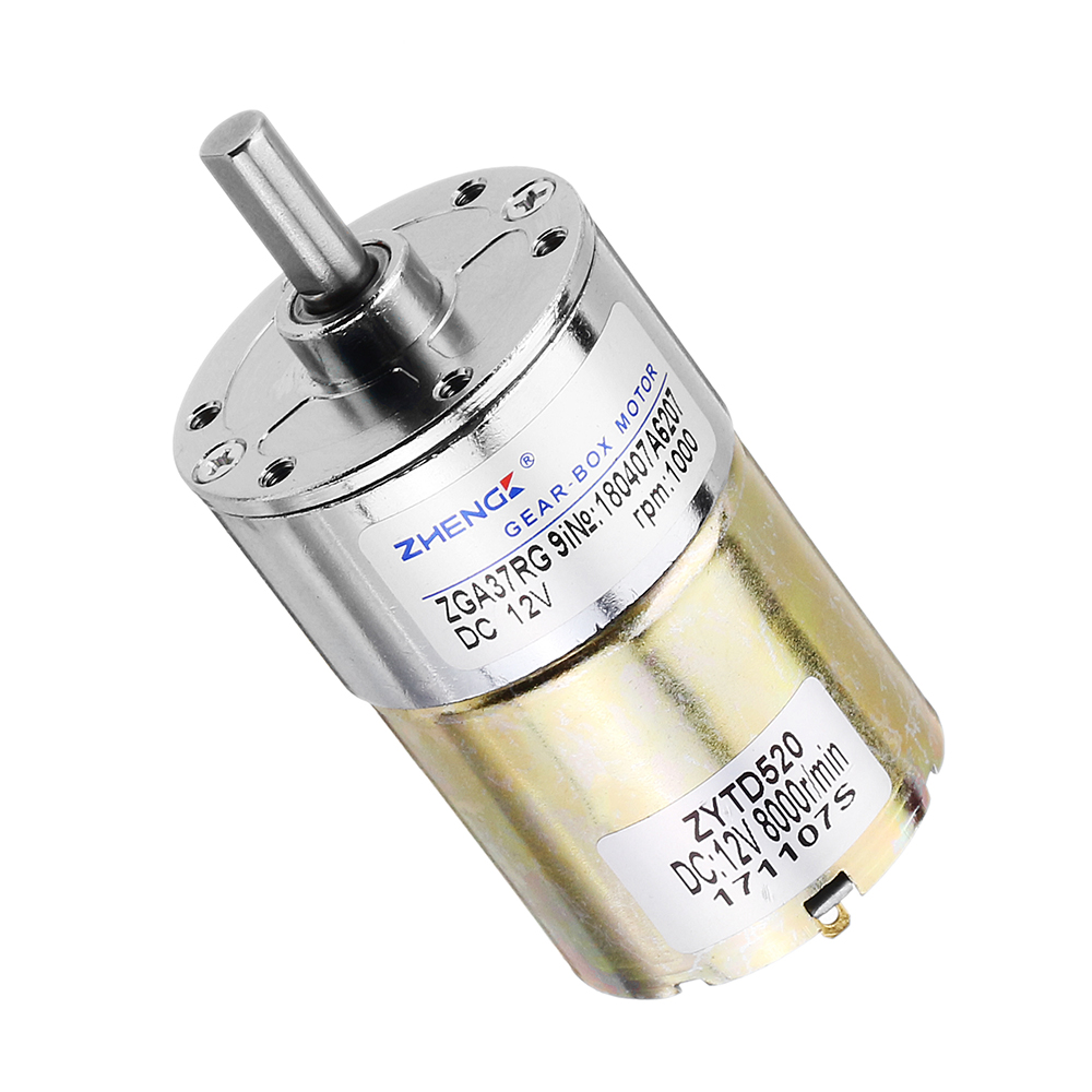 Zhengke-ZGA37RG-12V-1000RPM-Reduction-Motor-DC-Gear-Motor-1296621