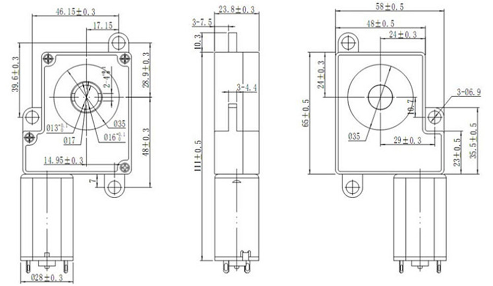 Chihai-CHF-GF6558-295S-DC-8V-191-77RPM-Intelligent-Lock-Core-Reducer-Gear-Motor-1414157