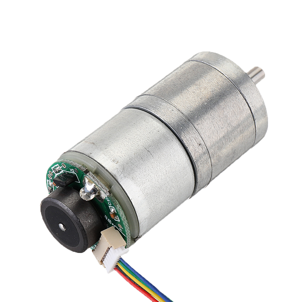 Machifit-12V-GM25-310-3070100500rpm-DC-Encoder-Gear-Motor-Metal-Speed-Reduction-Motor-with-Cable-1643050