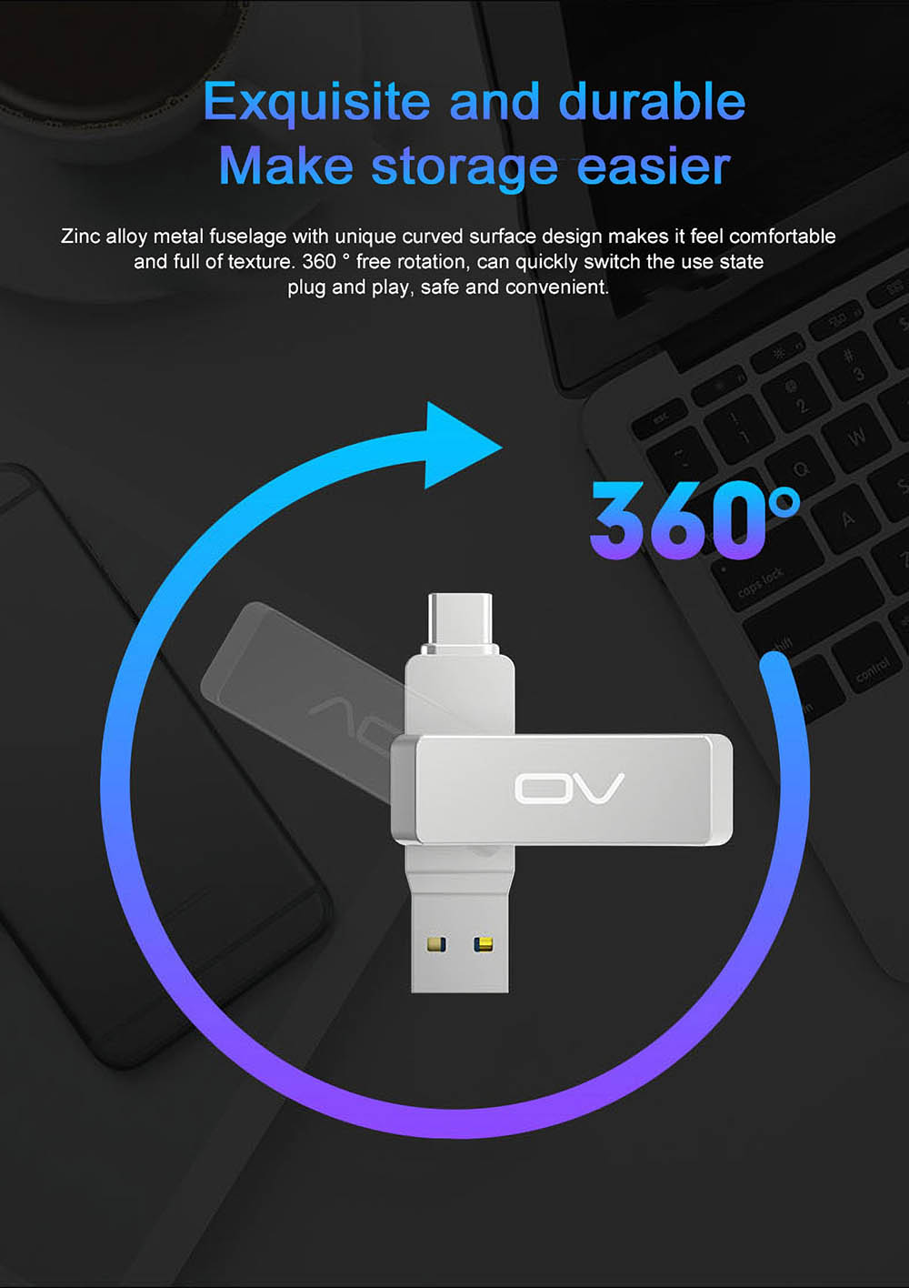 OV-V34C-128G-Type-C-USB-Flash-Drive-Dual-Interface-USB31-Memory-Disk-32G-64G-360deg-Rotation-Metal-Pendrive-U-Disk-1827452