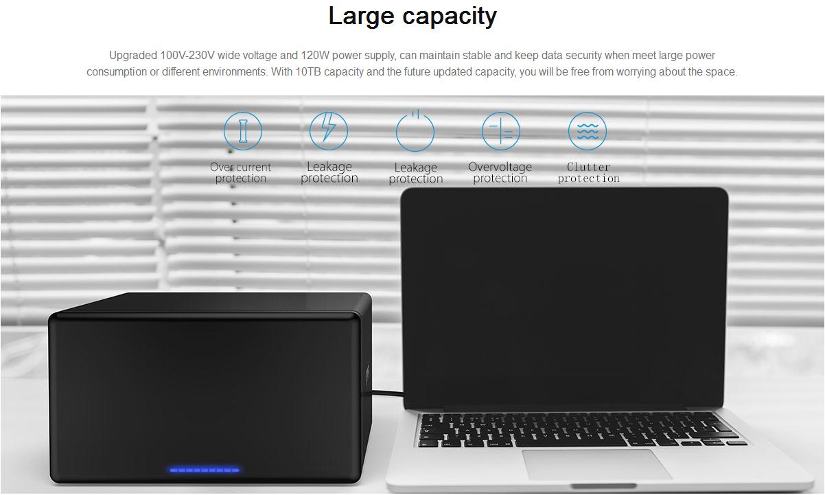 Orico-NS800U3-8-Bay-35-Inch-USB-30-UASP-Hard-Drive-Enclosure-Storage-System-1444676