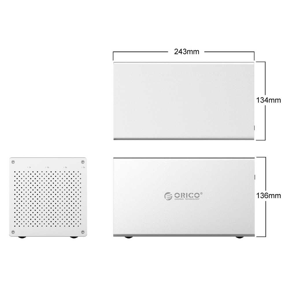 Orico-WS400U3-35-Inch-4-Bay-USB-30-UASP-Hard-Drive-Enclosure-Storage-System-1449875