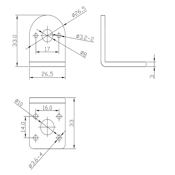 CHIHAI-MOTOR-6V-100RPM-Encoder-Motor-DC-Gear-Motor-with-Fixed-Support-Mounting-Bracket-1230683