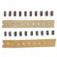 120pcs 15 Value 50V Electrolytic Capacitor 1UF-2200UF