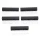 5pcs 2x20 PIN Double Row Straight Female Pin Header 2.