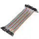 40pcs 20cm Female to Female Jumper Cable Dupont Wire