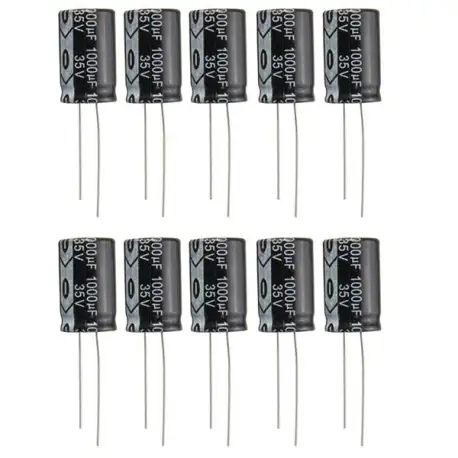 Geekcreit® 10pcs 35V 1000uF Electrolytic Capacitor Low ESR 13 x