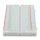 3Pcs 8.5x5.5cm 400 Tie Points 400 Holes Solderless Breadboard