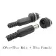 10PCS (5Pairs) 12V 3A 5.5 x 2.1mm Plastic Male Plugs DC022 DC