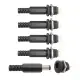 10PCS (5Pairs) 12V 3A 5.5 x 2.1mm Plastic Male Plugs DC022 DC